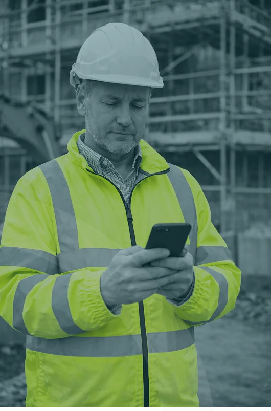 Site manager on site